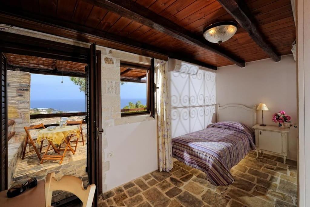 Stone House With Sea View Vila Achlia Exterior foto