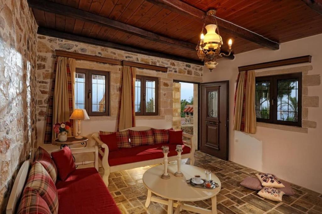 Stone House With Sea View Vila Achlia Exterior foto